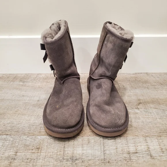 Koolaburra By Ugg Women's Gray Victoria Short Boot Size 6 $100 - Picture 5 of 9